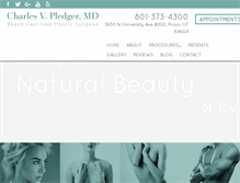 Tablet Screenshot of cvpledgermd.com